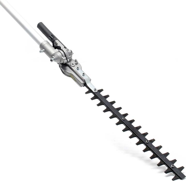 Actual product image Wiltec 5in1 petrol multitool 1.76hp grass trimmer hedge trimmer pole pruner scythe garden (Metal cutting blade)