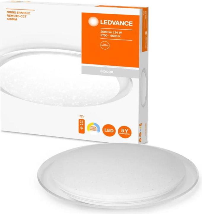 Actual product image Ledvance ORBIS SPARKLE 460MM 24W REMOTE-CCT LEDV (2600 lm)