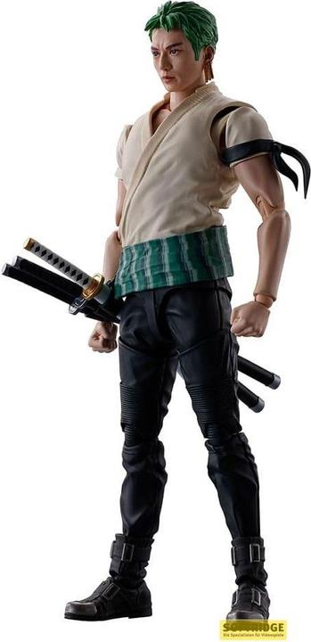 Immagine prodotto Tamashii Nation One Piece S.H. Figuarts Action Figure Roronoa Zoro (Netflix) 14 cm