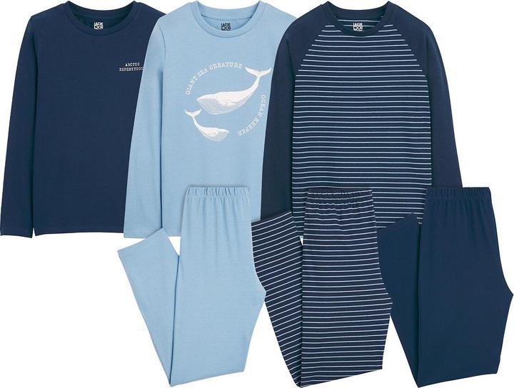 Immagine prodotto La Redoute Collections Pigiama a 3 pezzi in jersey (116)