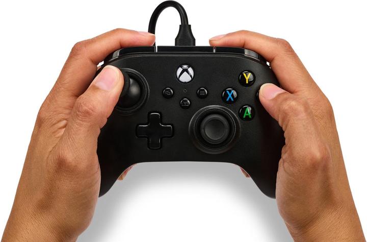 Actual product image PowerA Nano Improved Wired Controller by for Xbox Series X|S - Black (Xbox Series X, Xbox Series S, PC)
