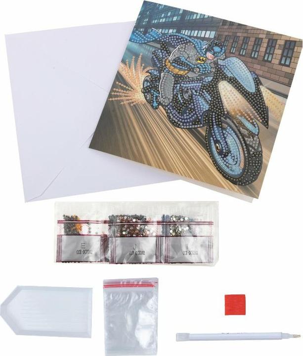 Image du produit Craft Buddy Batman, 18x18cm Crystal Art Card