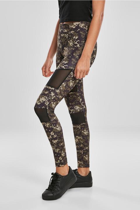 Actual product image Urban Classics Ladies Camo Tech Mesh Leggings (XS)
