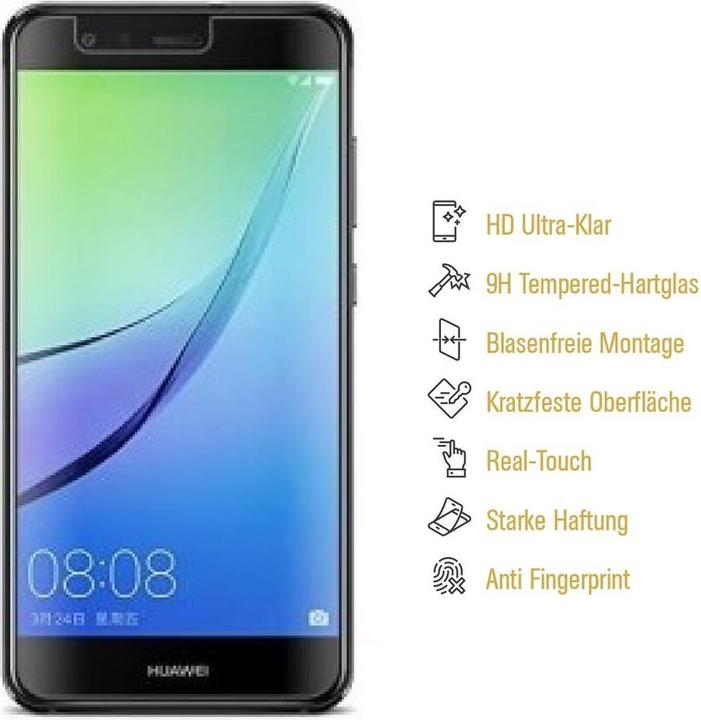 Actual product image Protectorking 3x real tempered 9H armoured glass 3D CLEAR (3 Piece, Huawei Nova Lite)