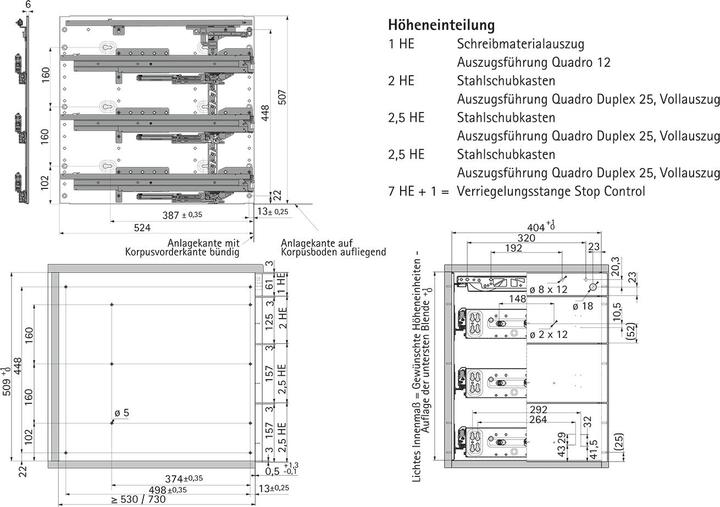 Produktbild Hettich Schnellmontage-Set