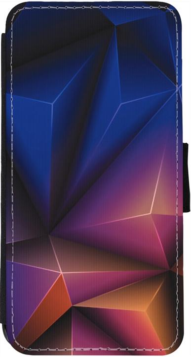 Actual product image PhoneLook Cover Wallet black Abstract Triangles (Apple iPhone 13)