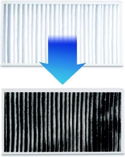 Actual product image tesa Clean Air fine dust filter M for laser printers