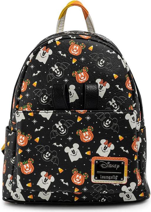 Image du produit Loungefly Disney Mickey et Minnie Spooky Sac à dos Halloween + set de bandeaux 27cm (6.50 l)