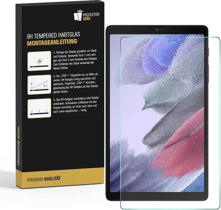 Actual product image Protectorking 6x real tempered 9H armoured glass 3D CLEAR (6 Piece, Galaxy Tab A7 Lite)