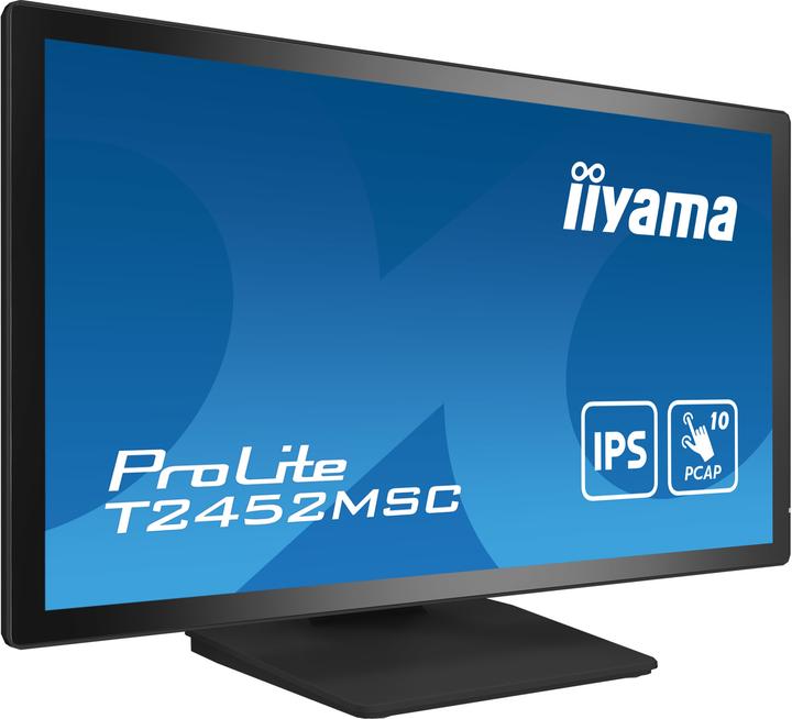 Immagine prodotto iiyama TFT T2452MSC 60,5 cm IPS TOUCH 24"/1920x1080/HDMI/DP/2xUSB (1920 x 1080 pixel, 23.80")