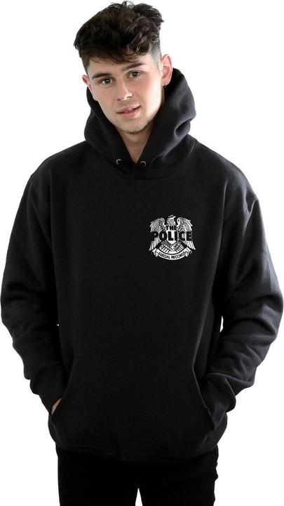 Actual product image The Police Mens Illegal Records Eagle Chest Hoodie (M)