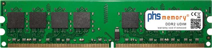 Actual product image PHS-memory 2GB RAM memory for Asus P5W DH Deluxe DDR2 UDIMM 800MHz PC2-6400U (Asus P5W DH Deluxe, 1 x 2GB)