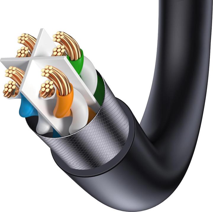 Image du produit Baseus Câble réseau (UTP, CAT7, 1 m)