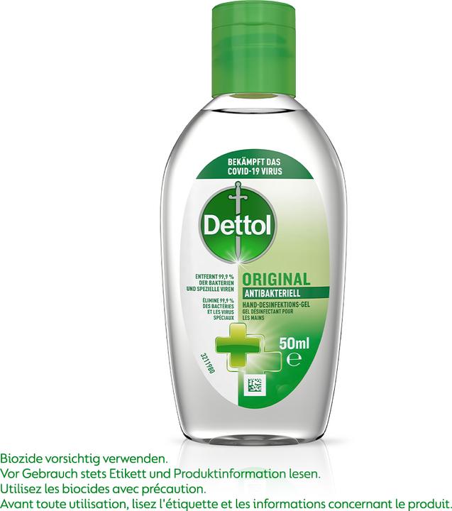 Actual product image Dettol Hand disinfection gel (50 ml)
