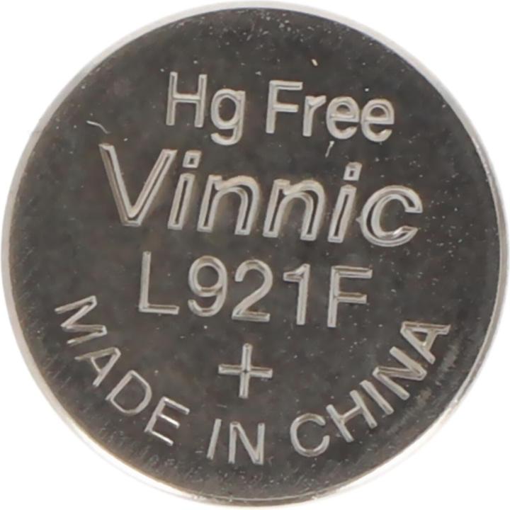 Immagine prodotto Vinnic Confezione da 10 AG6, LR921, LR69, V371, SR69, L912 F, L912F (10 pz., SR69, 29 mAh)