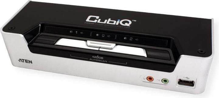 Produktbild Aten CS1792, 2 Port USB Hub KVM Switch mit HDMI