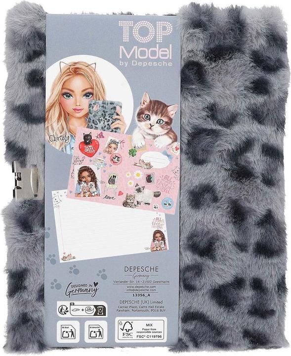 Produktbild Top Model TOPModel - COSY CAT Diary With Lock Blue ( 0413356 ) (Liniert, Weicher Einband)