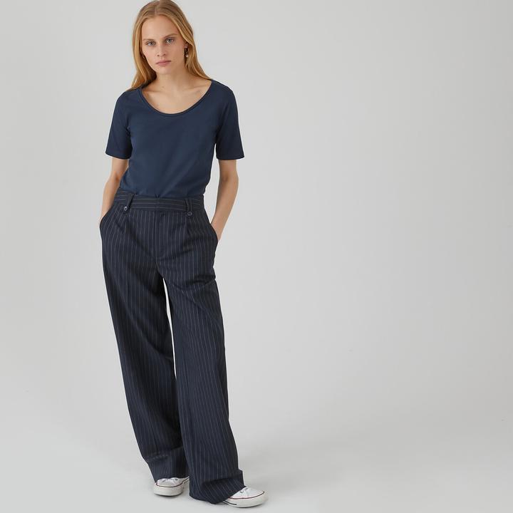 Actual product image La Redoute Collections T-shirt with round neckline (XS)