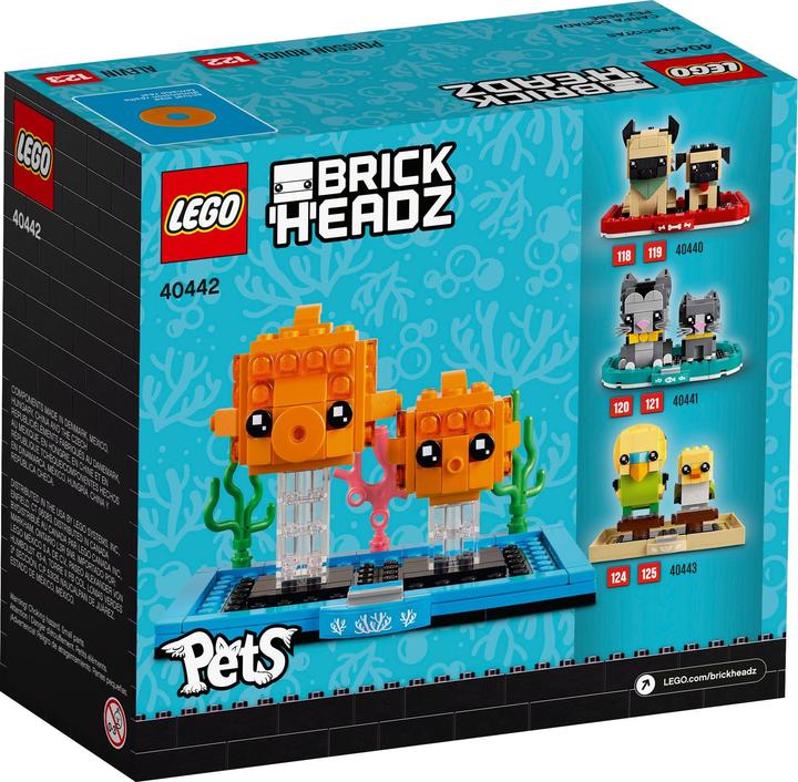 Image du produit LEGO Poisson rouge (40442, LEGO Brickheadz)