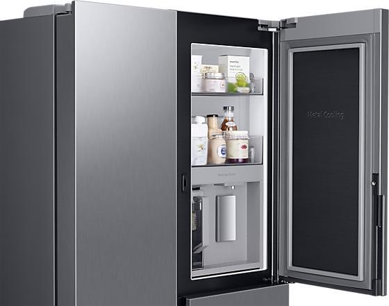 Produktbild Samsung RH6ACG805DS9EG (edelstahl, Food Showcase T?r, AI Energy Mode, Smart Conversion, Wassertank) (645 l)