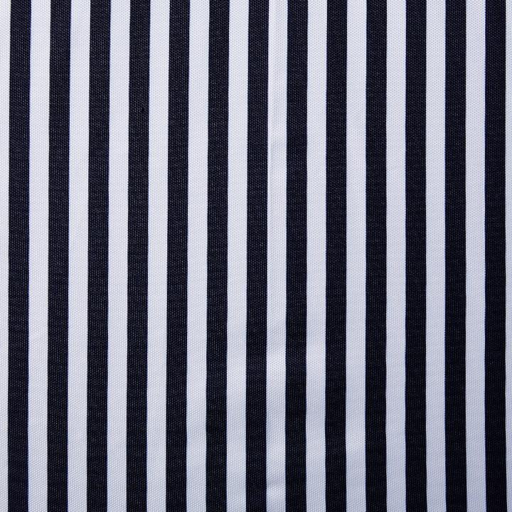 Actual product image Beliani Parasol ⌀ 150 cm black / white with valance MONDELLO (1.50 m)
