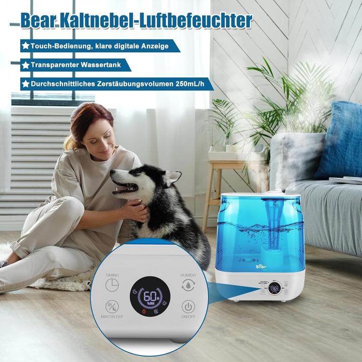 Produktbild Bear Rock Luftbefeuchter mit Schlafmodus