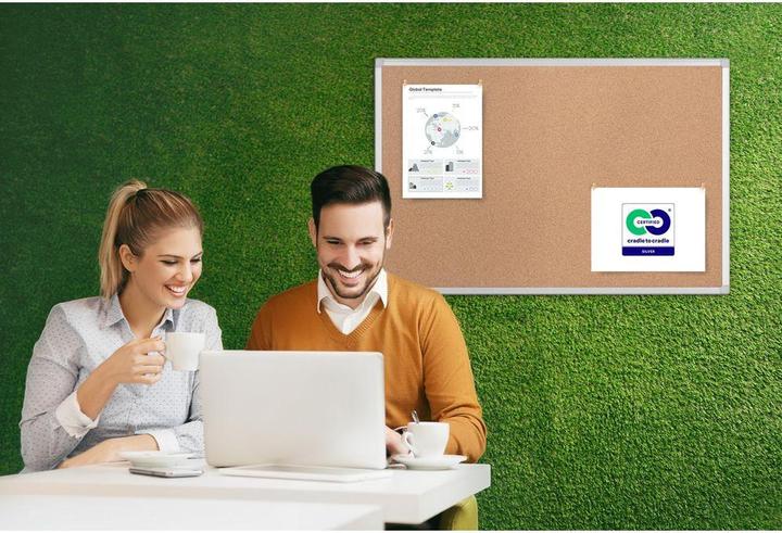 Actual product image Bi-Office Memoboard cork Earth-it (Bulletin board, 60 x 45 cm)