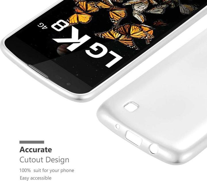 Actual product image Cadorabo TPU Matt Metallic Cover (LG K8)