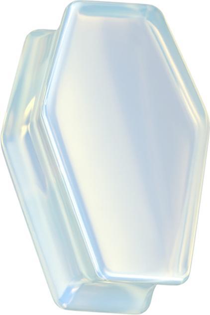 Produktbild Star Piercing Flared Plug Sarg aus Opalite Stein (ohne Messing, Mineralisch)