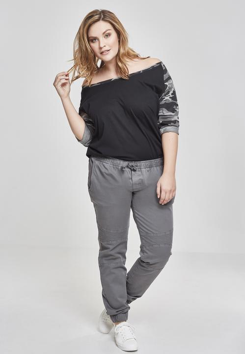 Immagine prodotto Urban Classics Tee Raglan 3/4 da donna a contrasto (5XL)