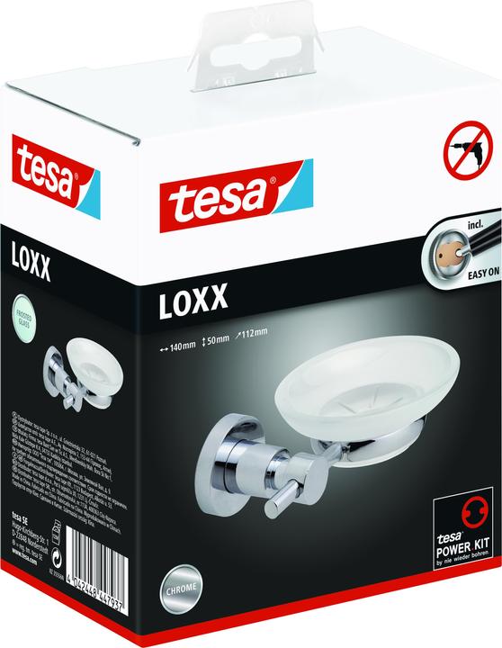 Image du produit tesa LOXX Porte-savon avec solution adhésive sans perçage