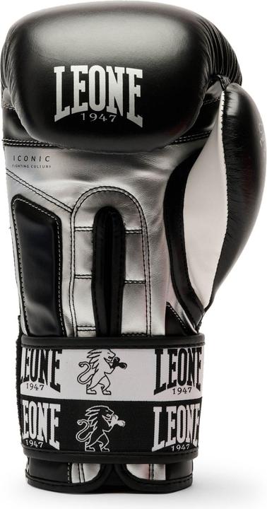 Produktbild Leone Iconic Boxhandschuhe Schwarz GN208 (14 OZ, One Size)