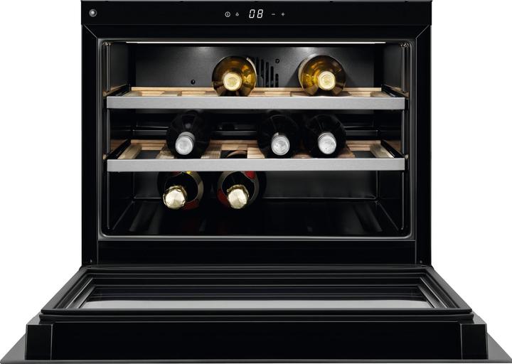 Actual product image AEG KWK884520T Compact wine refrigerator / touch operation / temperature display / up to 18 bottles
