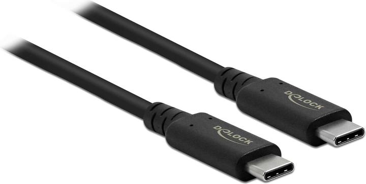 Delock USB cable USB-C (M) to USB-C (M) (0.80 m, USB 4.0, 20 W)