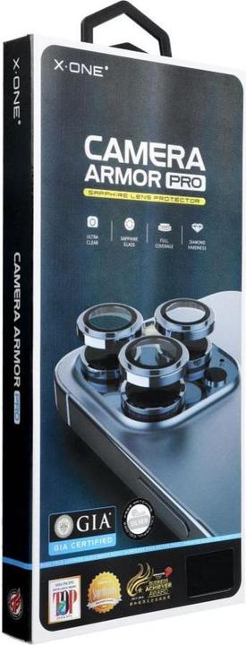 Image du produit X-One Protective glass Sapphire Camera Armor Pro - for iPhone 16e - silver (1 pièce(s), Apple iPhone 16e)