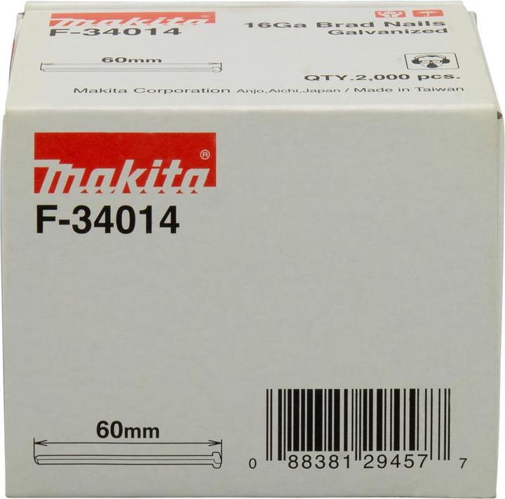 Actual product image Makita Upset head nail 60mm