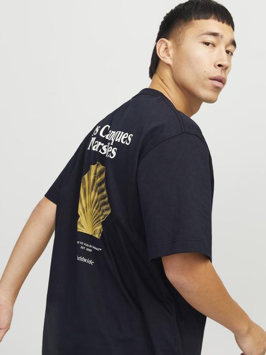 Produktbild Jack & Jones Rückenprint Rundhalsausschnitt T-shirt T-shirt (L)
