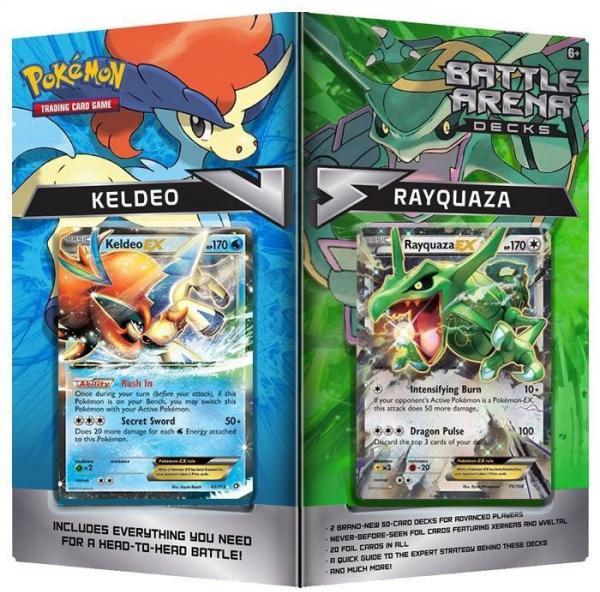 Produktbild Pokémon Battle Arena Deck Keldeo-EX & Rayquaza-EX (Englisch, Deck)