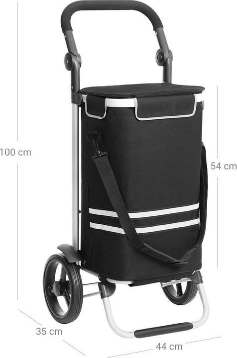 Actual product image Songmics Shopping Trolley
