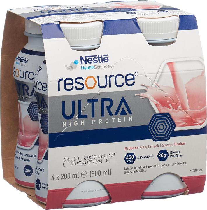 Produktbild Resource Ultra High Protein Erdbeer (Erdbeere, 1006 g)