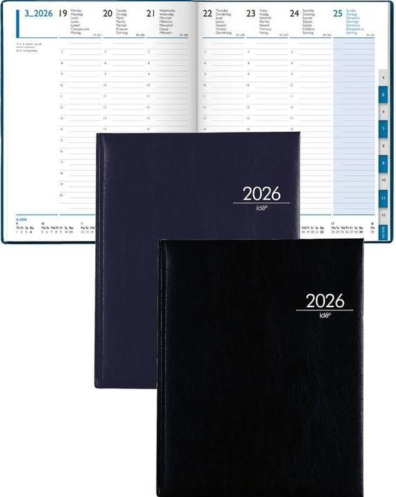 Image du produit Simplex Agenda commercial TM Manager timer 52 Z (21 x 26 cm, Anglais, Espagnol, Néerlandais, Français, Italien, Russe, Allemand)