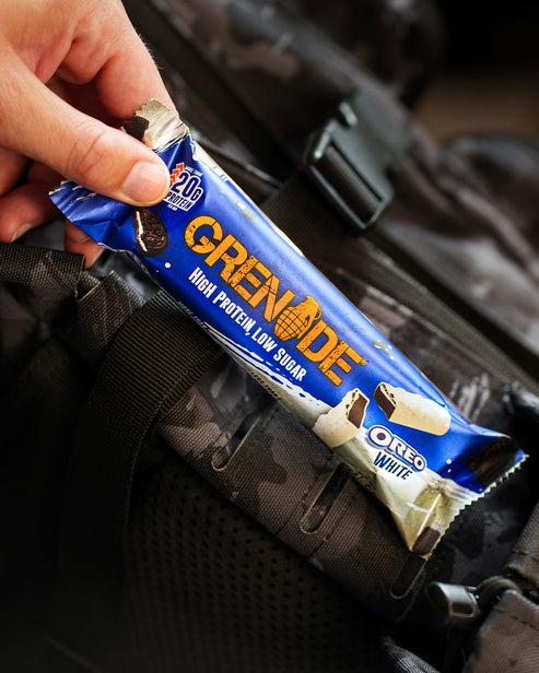 Immagine prodotto Grenade BAR® Oreo Bianco ad alto contenuto proteico 60g (Bianco Oreo, 1 pz., 60 g)
