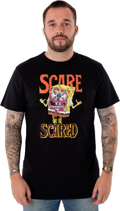 Image du produit Spongebob Squarepants - T-shirt SCARE OR BE SCARED - Homme (XXL)
