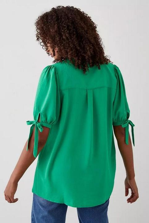 Immagine prodotto Dorothy Perkins Camicia alta Overhead con maniche a cravatta (38 D)