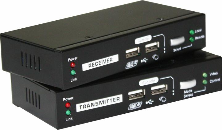 LevelOne KVM Extender KVM-9009 over IP 2xUSB