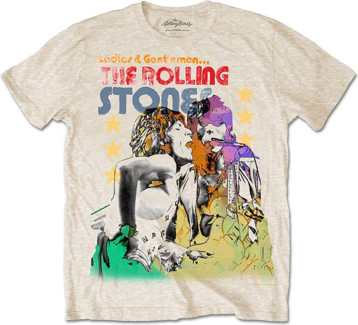 Actual product image The Rolling Stones Mick & Keith Watercolour Stars (XL)