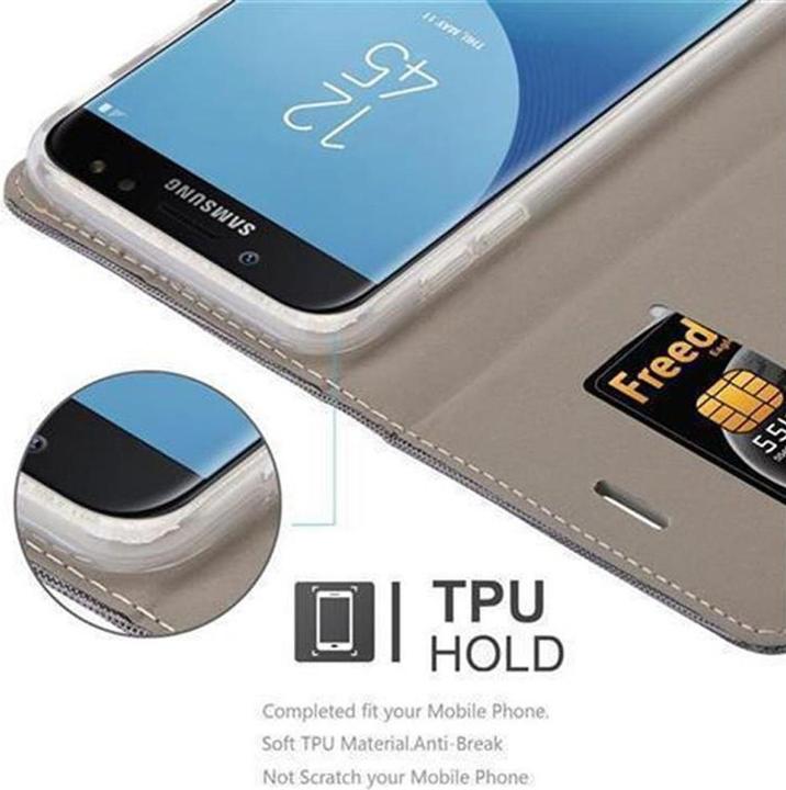 Produktbild Cadorabo Book Jeans Optik Cover (Samsung Galaxy J7 2017)