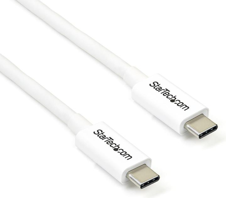Produktbild StarTech Kabel USB USB-C - USB-C 2 m Weiss (TBLT3MM2MW) (2 m, USB 3.1, 100 W)