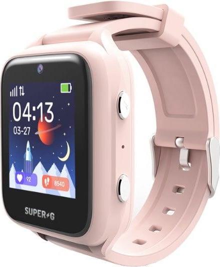 Image du produit Gudrutis Išmanusis laikrodis Super-G Active Pro, Rožinis (45 mm)