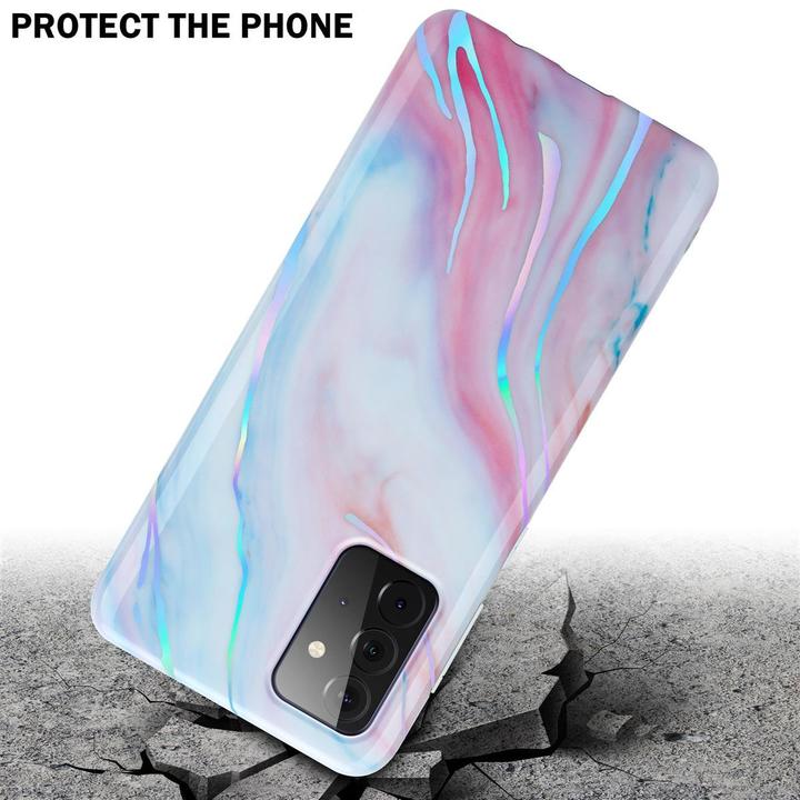 Produktbild Cadorabo IMD TPU Bunter Marmor Cover (Samsung Galaxy A72)